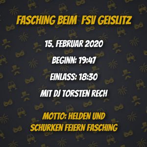 Read more about the article Fasching 2020